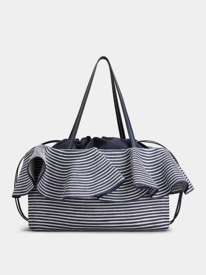 Roger Vivier Medium Shopping Bag in raffia Discount