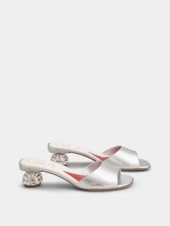 Roger Vivier Mules in leather Outlet