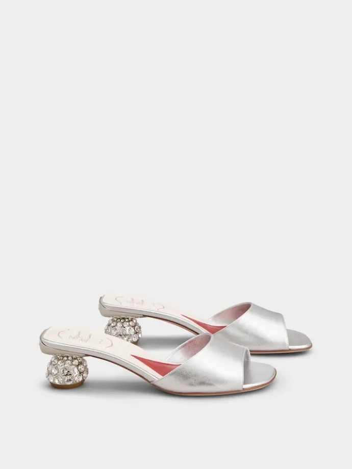Roger Vivier Mules in leather Outlet
