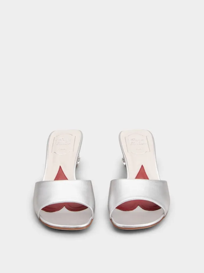Roger Vivier Mules in leather Outlet