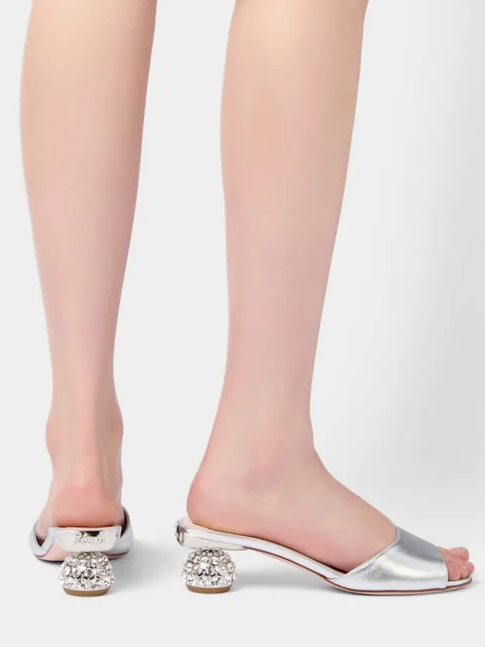 Roger Vivier Mules in leather Outlet