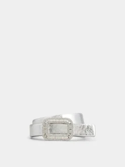 Roger Vivier Pilgrim Belt in leather Clearance