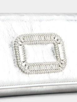 Roger Vivier Pilgrim Micro Bag in leather Discount