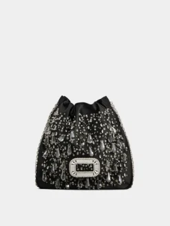 Roger Vivier Pilgrim Mini Bag in satin Sale