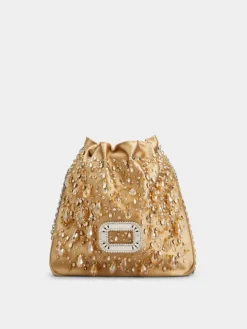 Roger Vivier Pilgrim Mini Bag in satin Outlet