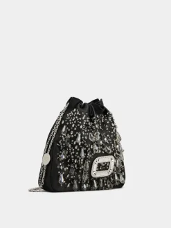 Roger Vivier Pilgrim Mini Bag in satin Sale