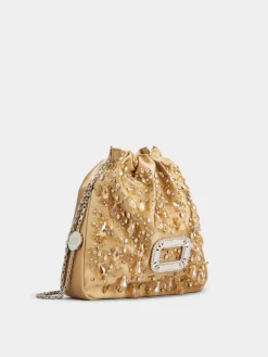 Roger Vivier Pilgrim Mini Bag in satin Outlet