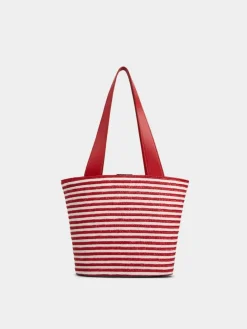 Roger Vivier Small Shopping Bag in raffia Best