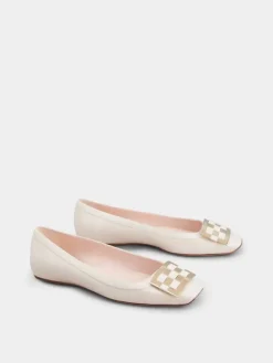 Roger Vivier Trompette Ballerinas in leather Discount