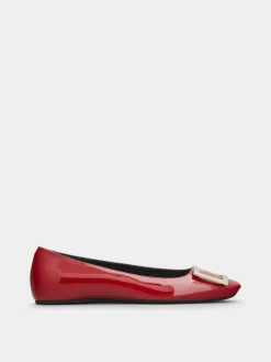 Roger Vivier Trompette Ballerinas in patent leather Hot