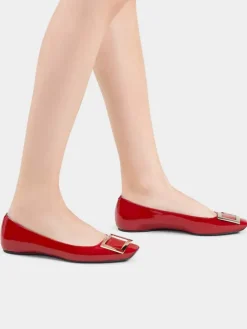 Roger Vivier Trompette Ballerinas in patent leather Hot