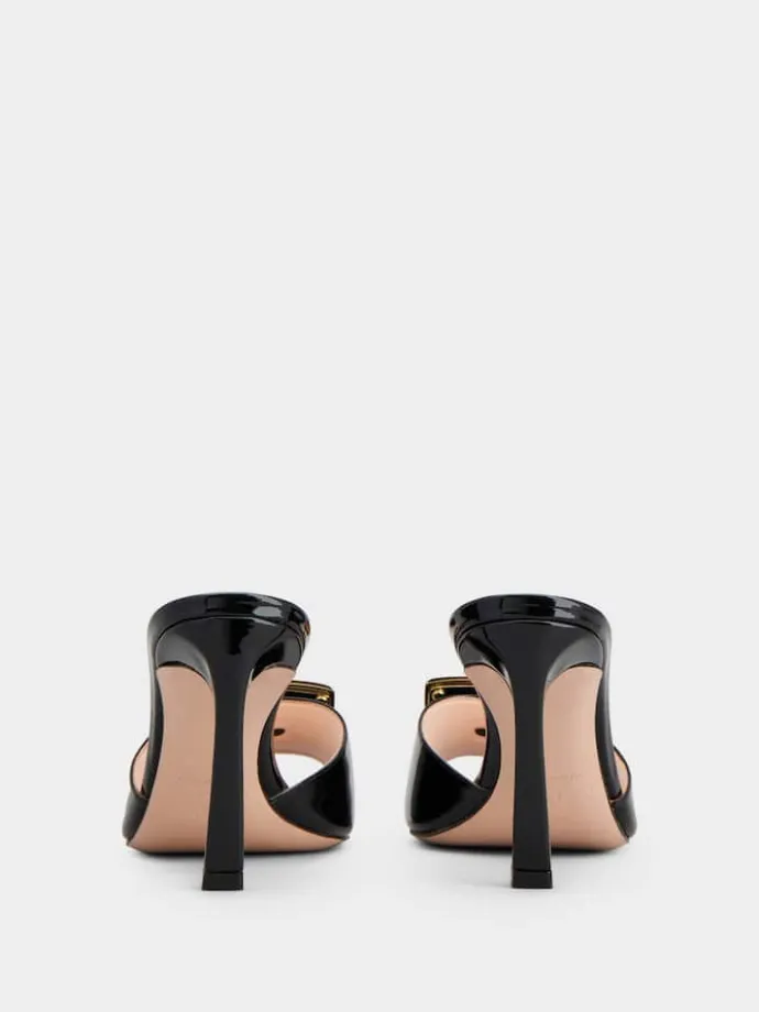 Roger Vivier Trompette Mules in patent leather Sale