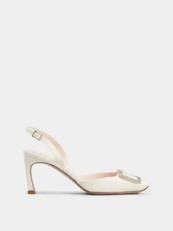 Roger Vivier Trompette Slingback Pumps in patent leather Outlet