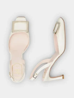 Roger Vivier Trompette Slingback Pumps in patent leather Outlet