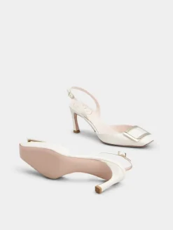 Roger Vivier Trompette Slingback Pumps in patent leather Outlet