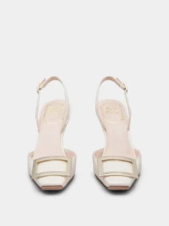 Roger Vivier Trompette Slingback Pumps in patent leather Outlet