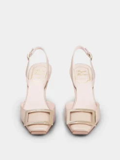 Roger Vivier Trompette Slingback Pumps in patent leather Discount