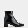 Roger Vivier Très Vivier Booties in patent leather Outlet
