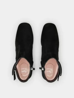 Roger Vivier Très Vivier Booties in suede Hot