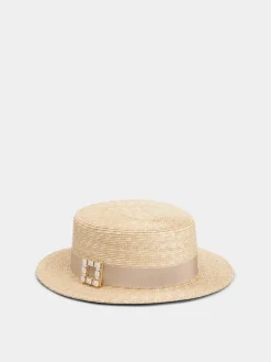 Roger Vivier Très Vivier Hat in raffia Clearance