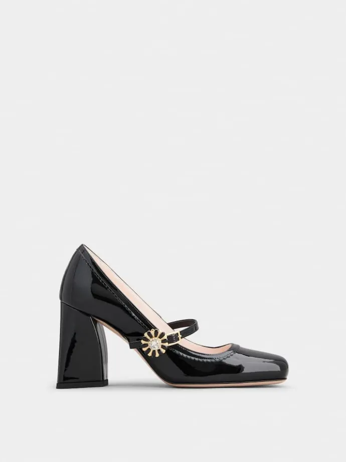 Roger Vivier Très Vivier Mary Jane Pumps in patent leather Outlet