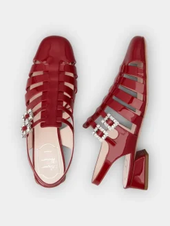 Roger Vivier Très Vivier Sandals in patent leather Fashion
