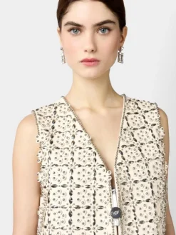 Roger Vivier Vest in leather Outlet