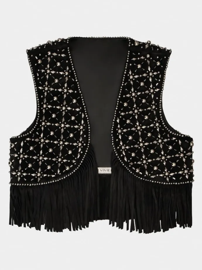 Roger Vivier Vest in suede Fashion