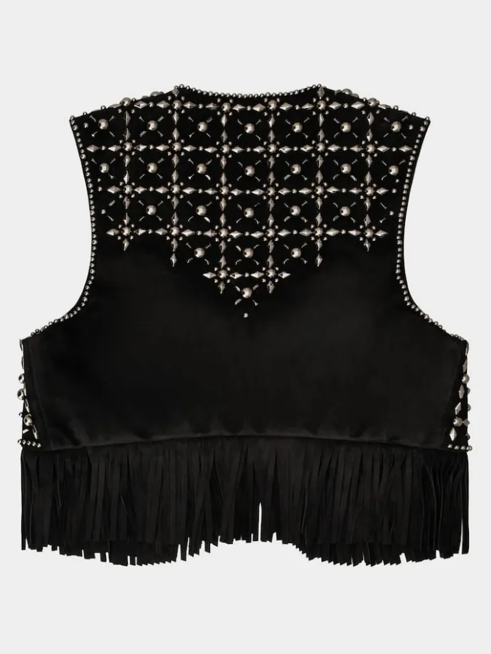 Roger Vivier Vest in suede Fashion