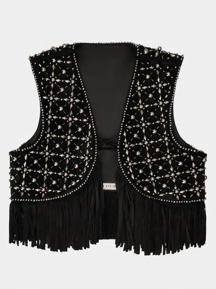 Roger Vivier Vest in suede Fashion