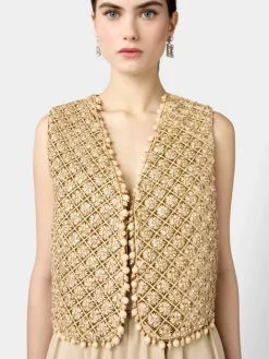 Roger Vivier Vest in velvet Fashion