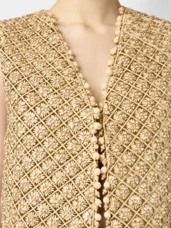 Roger Vivier Vest in velvet Fashion