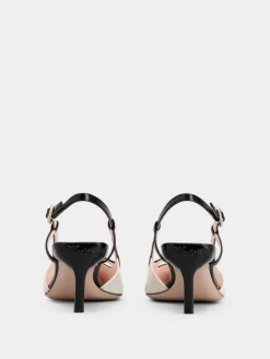 Roger Vivier Viv’ Canard Slingback Pumps in patent leather Clearance