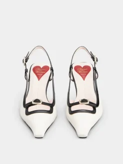 Roger Vivier Viv’ Canard Slingback Pumps in patent leather Clearance
