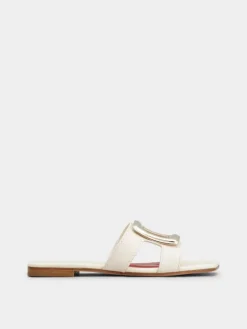 Roger Vivier Viv' by the Sea Mules in leather Fashion