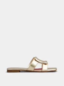 Roger Vivier Viv' by the Sea Mules in leather Sale