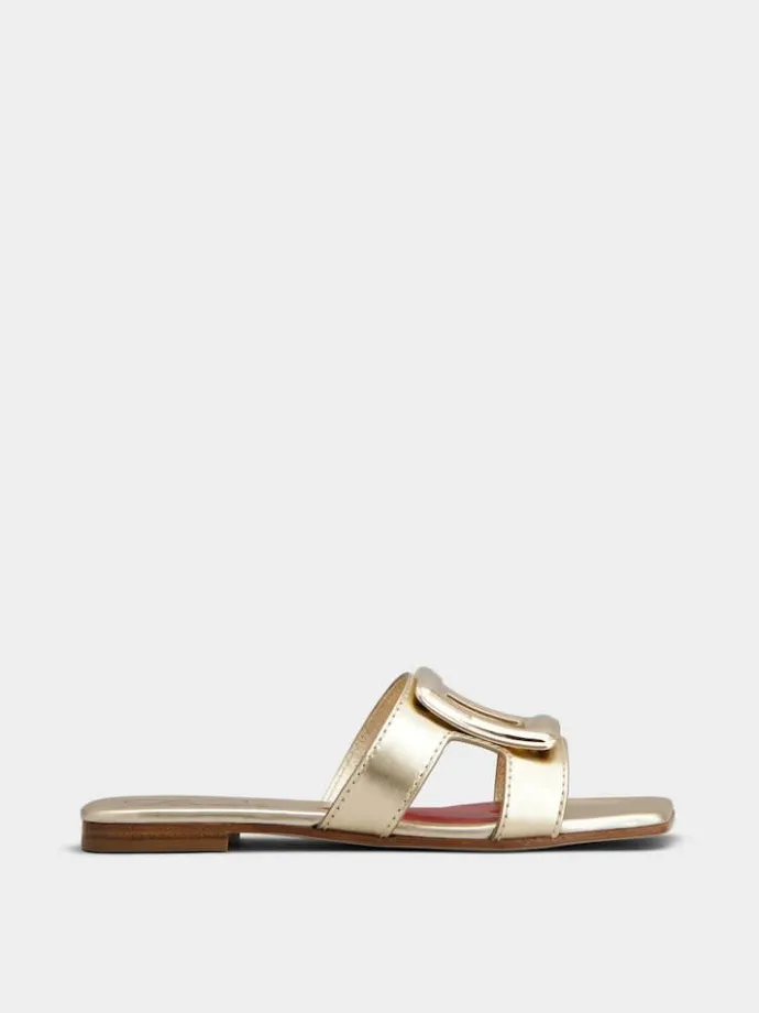 Roger Vivier Viv' by the Sea Mules in leather Sale
