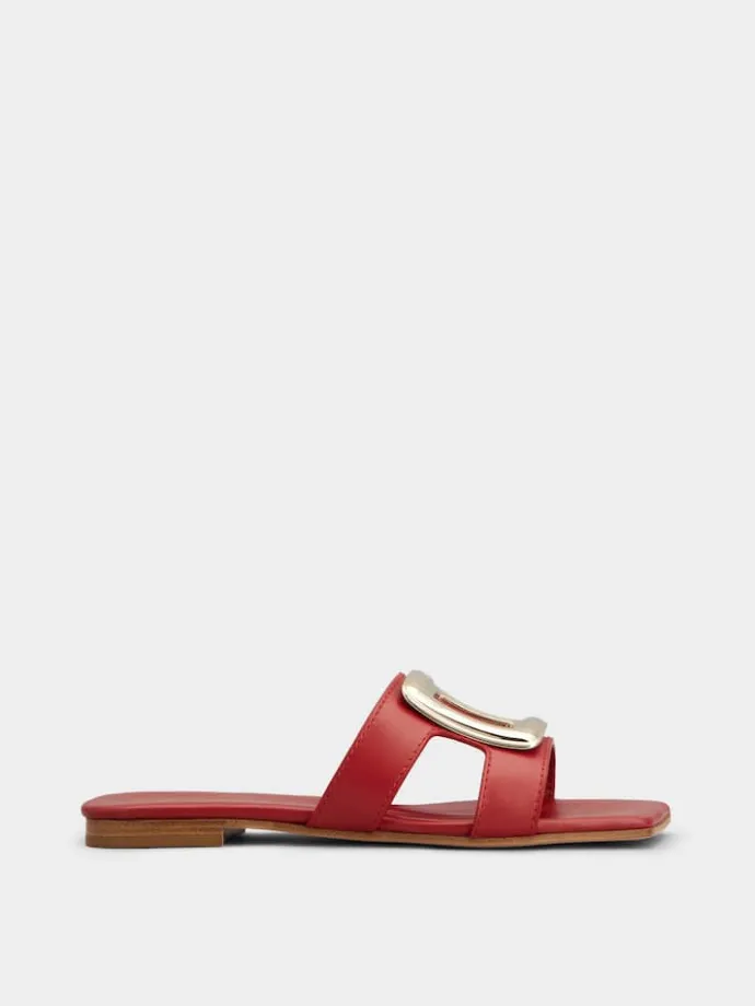 Roger Vivier Viv' by the Sea Mules in leather Clearance