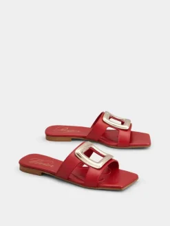 Roger Vivier Viv' by the Sea Mules in leather Clearance