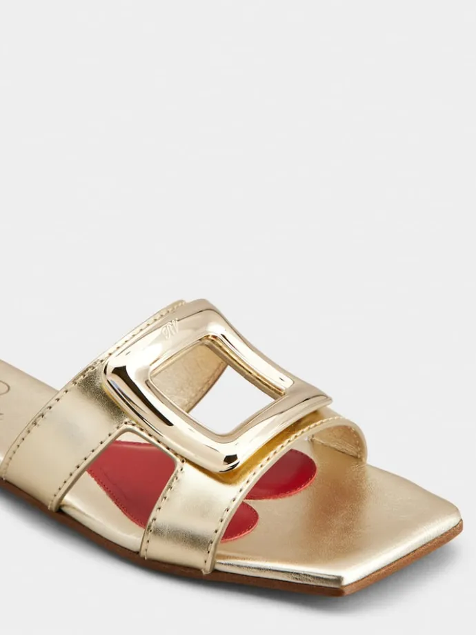 Roger Vivier Viv' by the Sea Mules in leather Sale