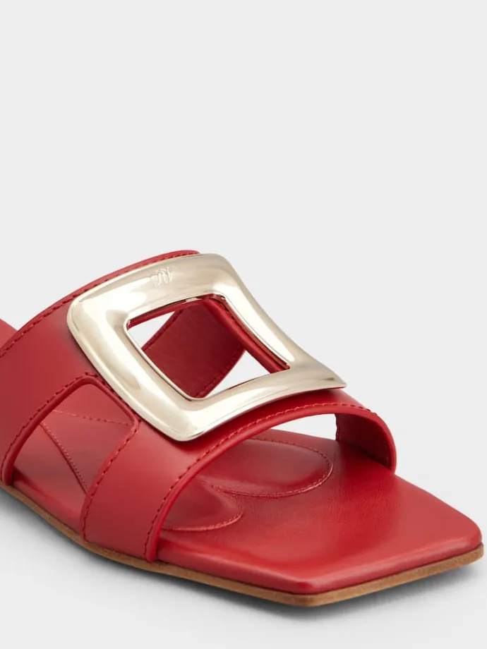 Roger Vivier Viv' by the Sea Mules in leather Clearance