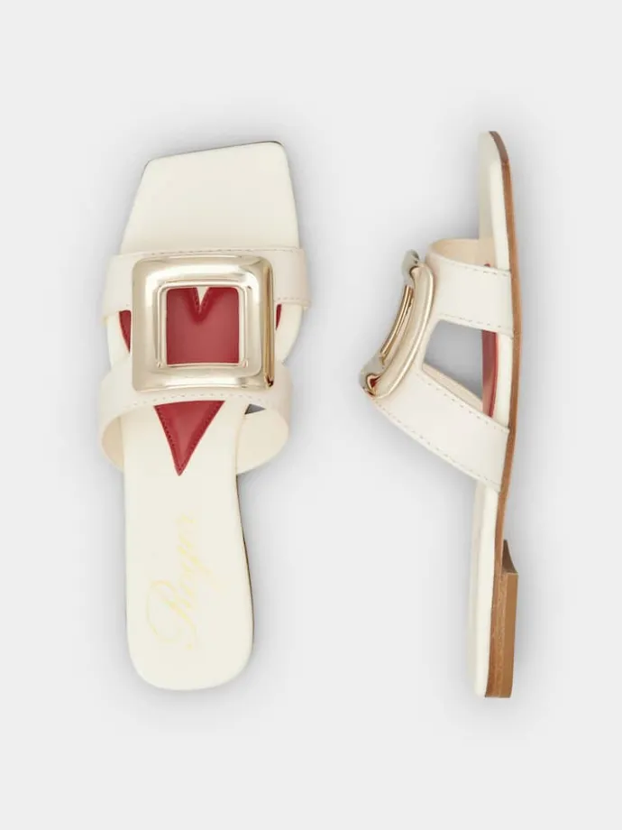 Roger Vivier Viv' by the Sea Mules in leather Fashion