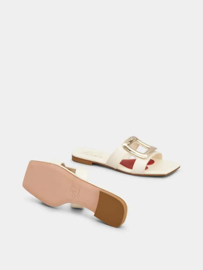 Roger Vivier Viv' by the Sea Mules in leather Fashion
