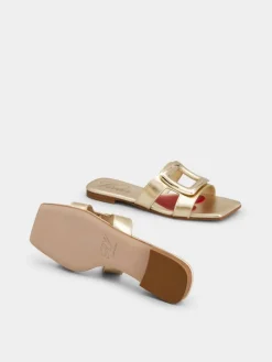 Roger Vivier Viv' by the Sea Mules in leather Sale