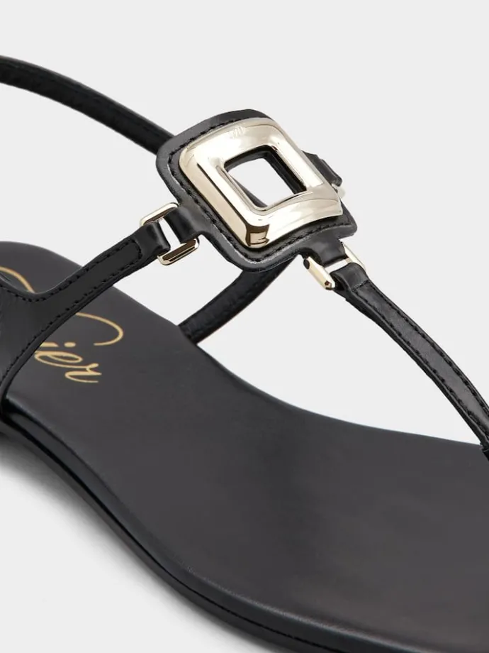 Roger Vivier Viv' by the Sea Sandals in leather Discount