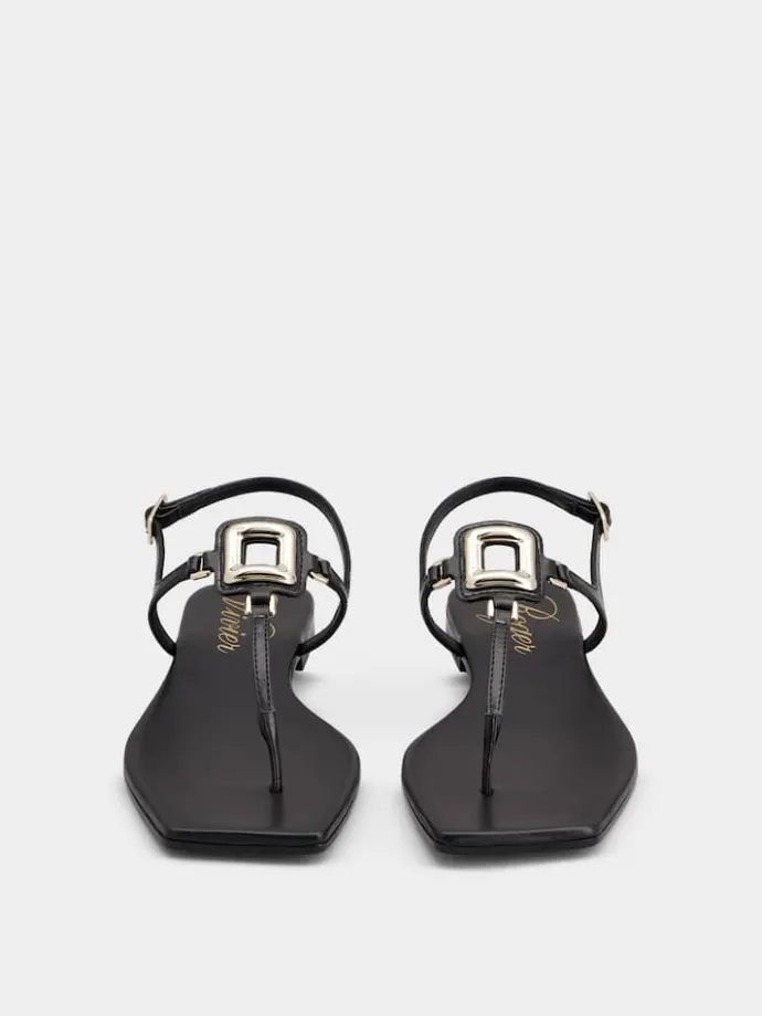 Roger Vivier Viv' by the Sea Sandals in leather Discount