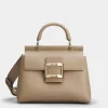 Roger Vivier Viv' Cabas Bag in leather Discount