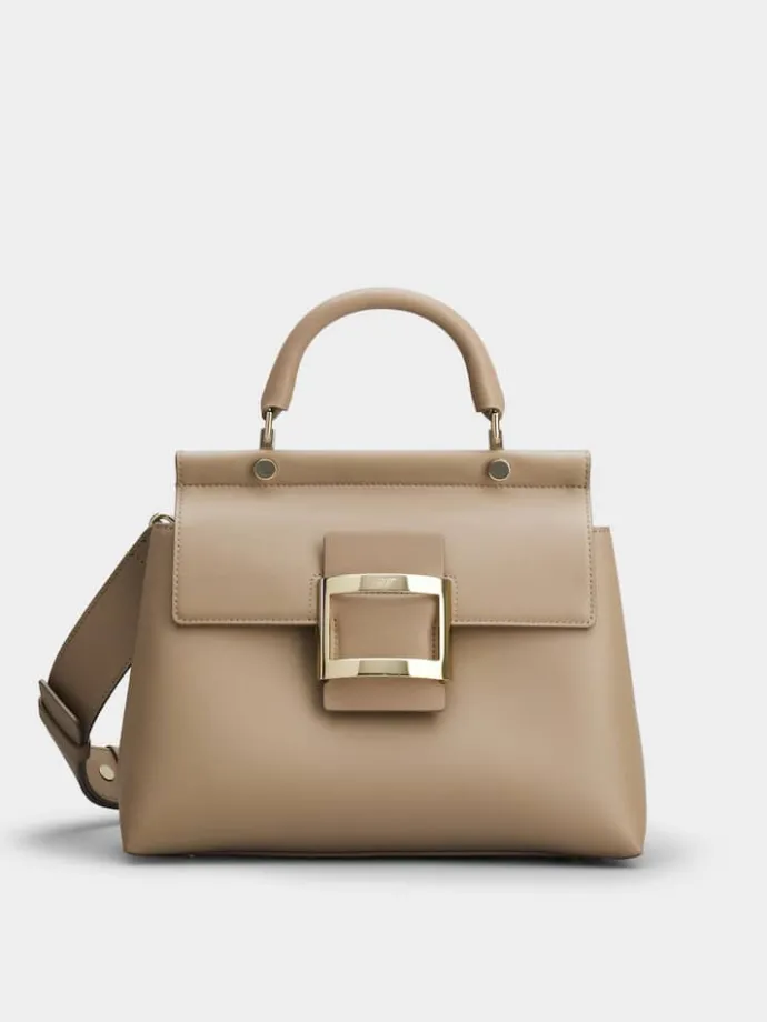 Roger Vivier Viv' Cabas Bag in leather Discount