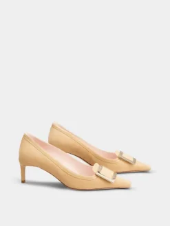 Roger Vivier Viv' Canard Pumps in suede New