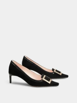 Roger Vivier Viv' Canard Pumps in suede Best